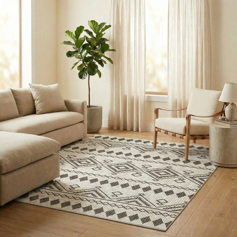 Tapis marocain Thambiah, Rectangle 5 pi 3 po x 7 pi 7 po