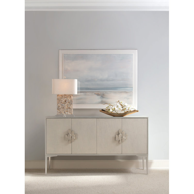 Lampe de table 29 po blanc crème / gris