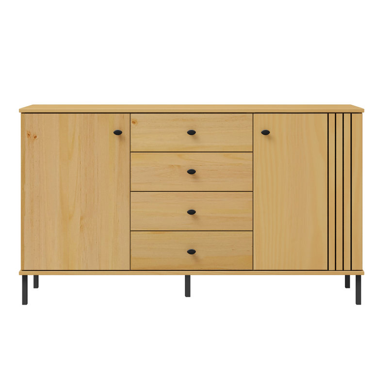 Rensel 140cm Solid Wood Sideboard