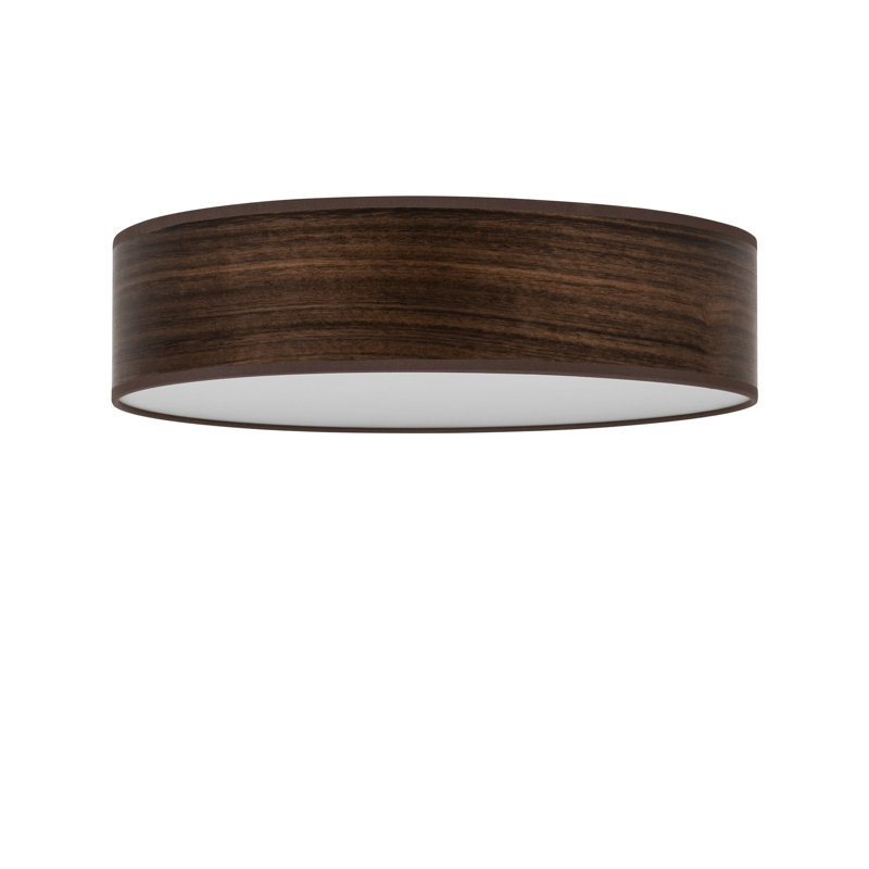 Ocho Solid Wood Flush Mount, Eucalyptus