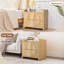 Table de chevet 2 tiroirs (l 23,6 po)-1553107147