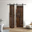 Porte pliante en bois massif en forme de S avec quincaillerie nécessaire-104191414-109425231