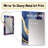 Blue and gold Abstract Marble Essence III - Marble Unique Wall Mirror, Modern Mirror, Printed Metal Art-1489530441