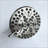 High-Pressure Rain Shower Head With 10 Spray Modes, 4.7 inch Fixed Bathroom Rainfall Showerhead With Adjustable Swivel Ball Joint, Bathroom Accessories-124802039