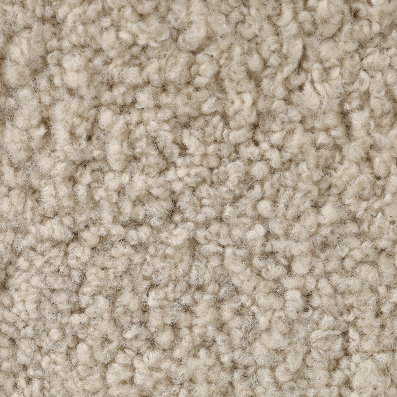 Lovatt 84'' Upholstered Sofa, Beige Shearling