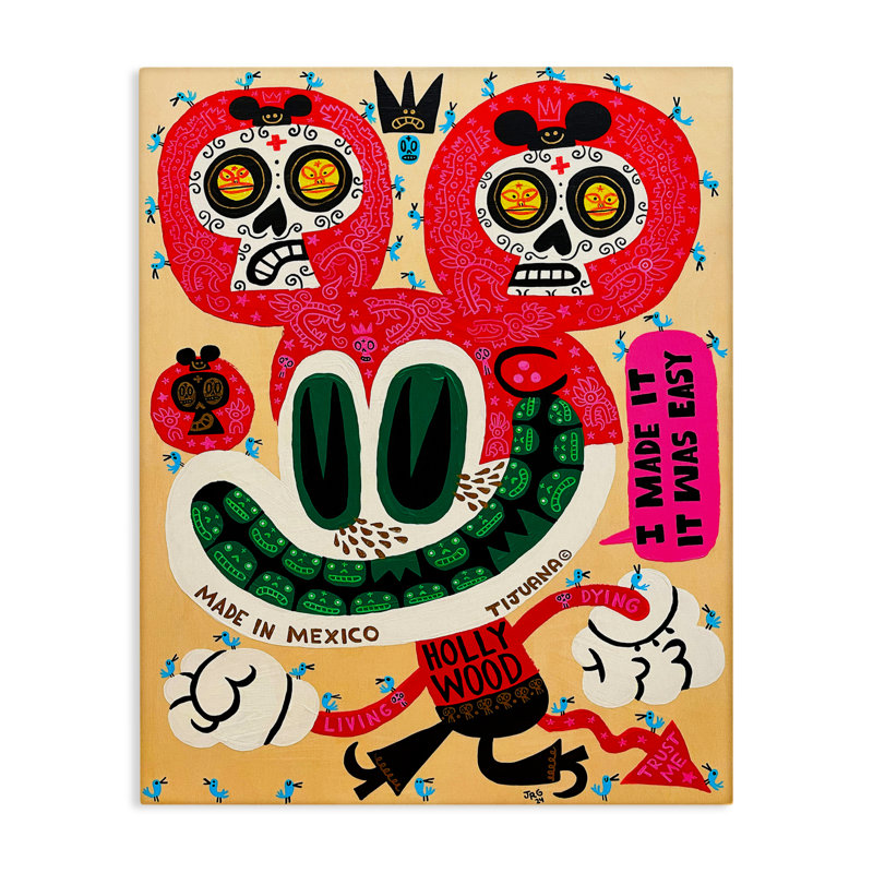 «Bright Mexico», toile par Jorge R. Gutierrez, H 30 po x l 24 po