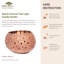 Photophore en bois 4 po