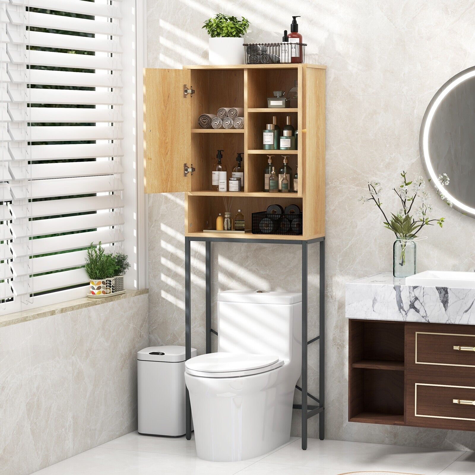 Toilet Rake 17 Stories Rakesha Bathroom Storage | Wayfair.co.uk