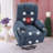 Chemika 34.25"W Chenille Power Liftable Heated Recliner, Remote, USB Port-1234342523