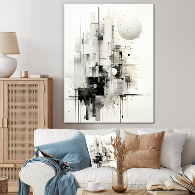 Monochre Mirage Lansdcape 4 - Paysage abstrait, art mural