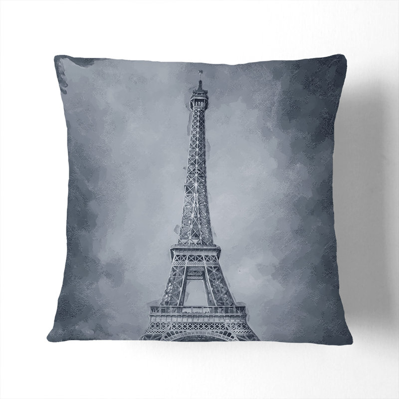Square Cushion, Black, 55 x 55 cm