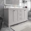 Meuble-lavabo double 60 po avec plateau en pierre reconstituée Emilian-1851612328-1851612327