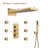  Rainier 4-Function 22" Wall Mounted Thermostatic Complete Shower System with 6 Body Jets and Rough in-Valve-106227114