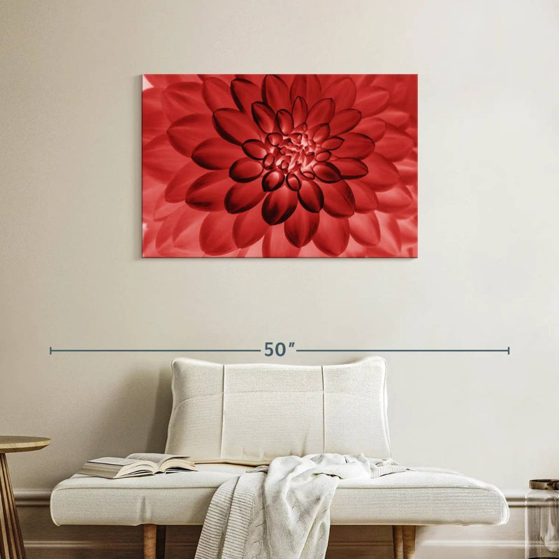 Harnek Translucent Red Dahlia