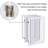 Huxley Wood Free Standing Pet Gate with a Pair of Support Feet-438322558-512117803