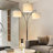 79'' Black Tree Floor Lamp Set