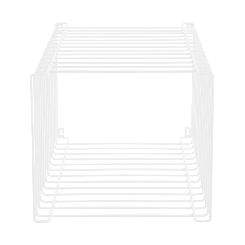 Table d'appoint carrée, table d'appoint polyvalente en fer, table de bout carrée, Blanc