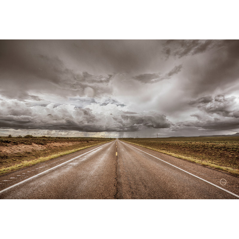 Avanicole " Into The Storm ", 8" H x 12" W, No, Wrapped Canvas