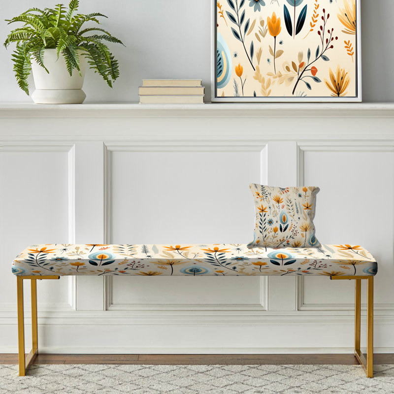 Banc rembourré Boho