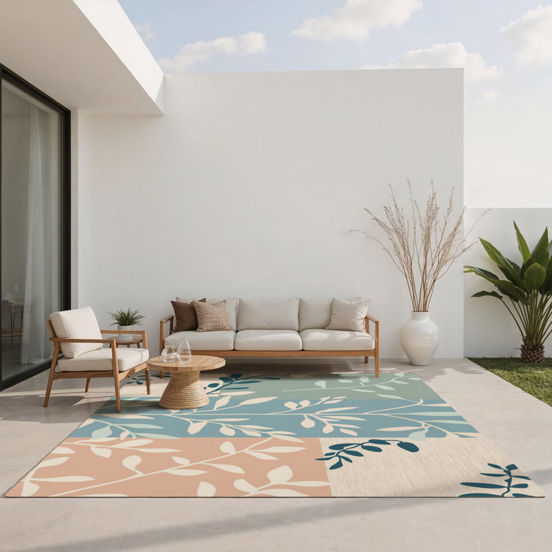 Tapis intérieur et extérieur Ivy Radiance, Rectangle 5 pi x 7 pi