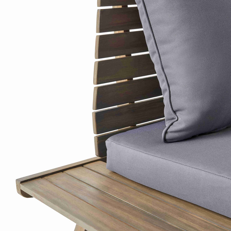 Fauteuil club Sedona, Brun, Gris