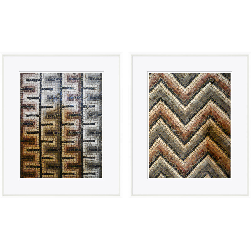 «Ephasus & Madrid» par David Phoenix - Ensemble de 2 photos sur papier encadrées
