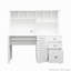 Bureau d'ordinateur à domicile avec huche-409040379