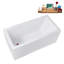 Baignoire autoportante 59 po avec plateau interne 59 po Streamline-101413268