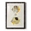 Jaune et gris Fish II Premium encadré mat - prêt à être accroché-2023407912-2023407907