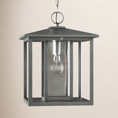 Vermont Seeded Outdoor Hanging Lantern