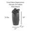Baril de pluie 50 gallons Impressions Havana