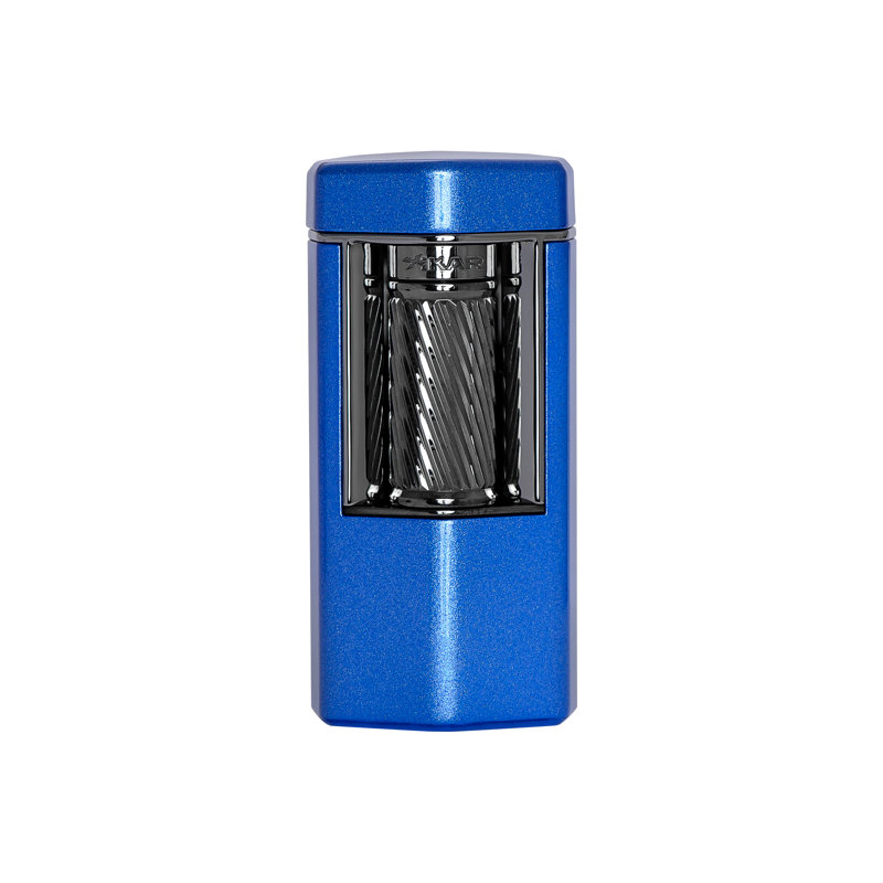 Allume-cigare Xikar Meridian Triple Soft Flame, puissant, élégant, bleu