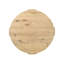 Table de salle à manger en placage de chêne, ronde de 47 po, finition élégante et fonctionnelle mettant en valeur les motifs en bois naturel