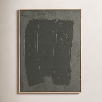 Free Form Lines II Olive by The Holly Collective