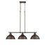 Luminaire suspendu en forme de dôme à 3 lumières pour îlot de cuisine Drakeford-626184622-580830133