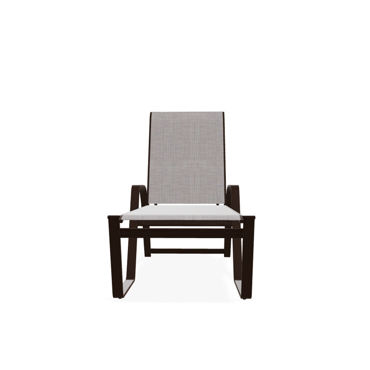 Holna Outdoor Rust-Resistant Metal Chaise Lounge