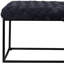 Banc rembourré 39 po en velours-1672284943