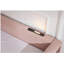 Lit de jour rembourré avec lit gigogne, structure de lit en bois robuste, conception de grille de diamant moderne, pour chambre à coucher, chambre d'amis (rose)-262713527