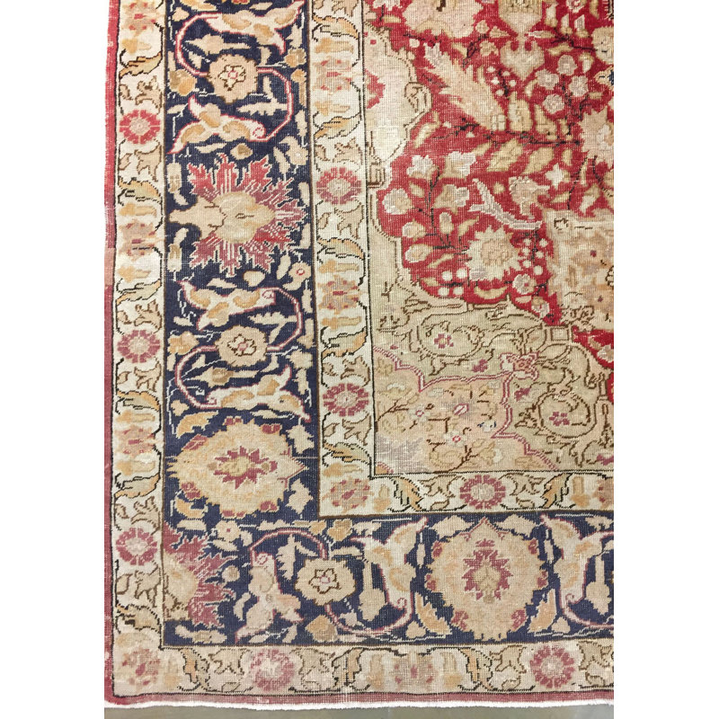 Tapis turc rétro légèrement délavé Sivas