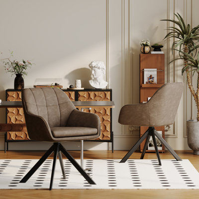 Upholstered Metal Upholstered Back Armchair