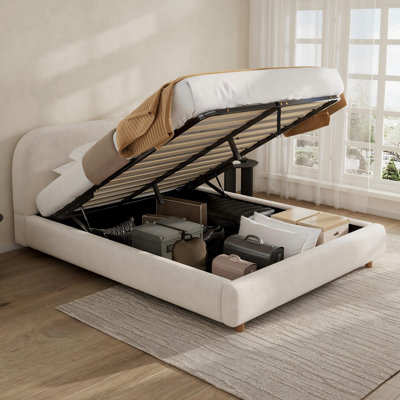 Upholstered Ottoman Storage Bed