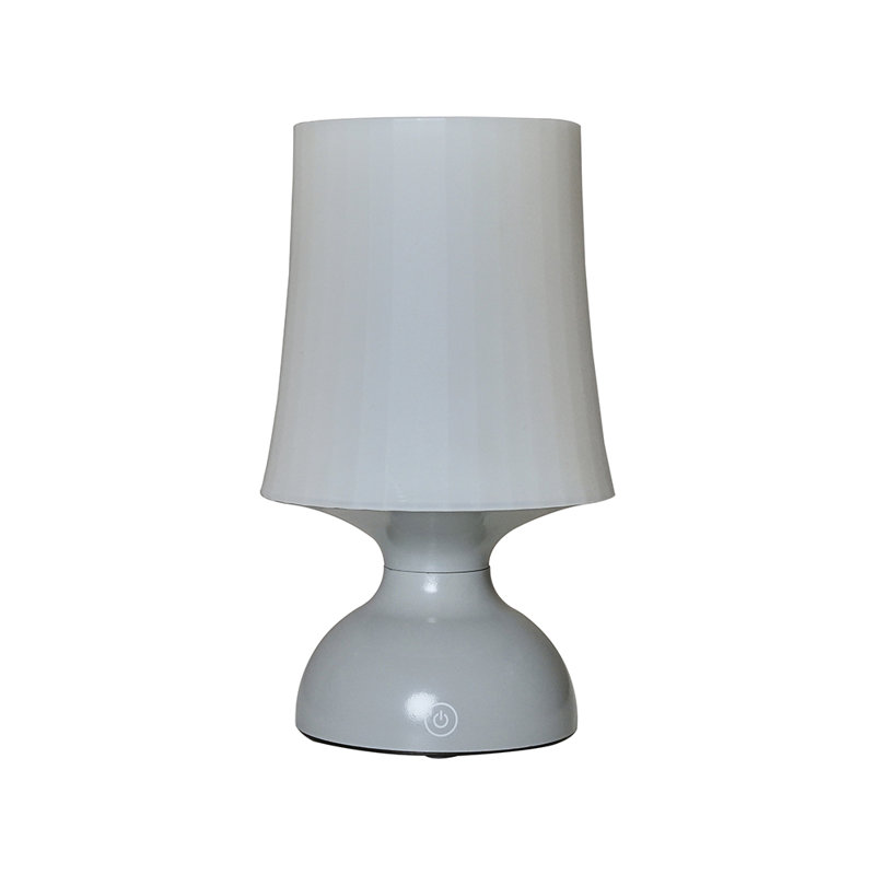 Generre 20.6cm Battery Powered Integrated LED Outdoor Table Lamp, Grey