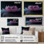 Matrice de lotus futuriste sur toile-704382736-704382739