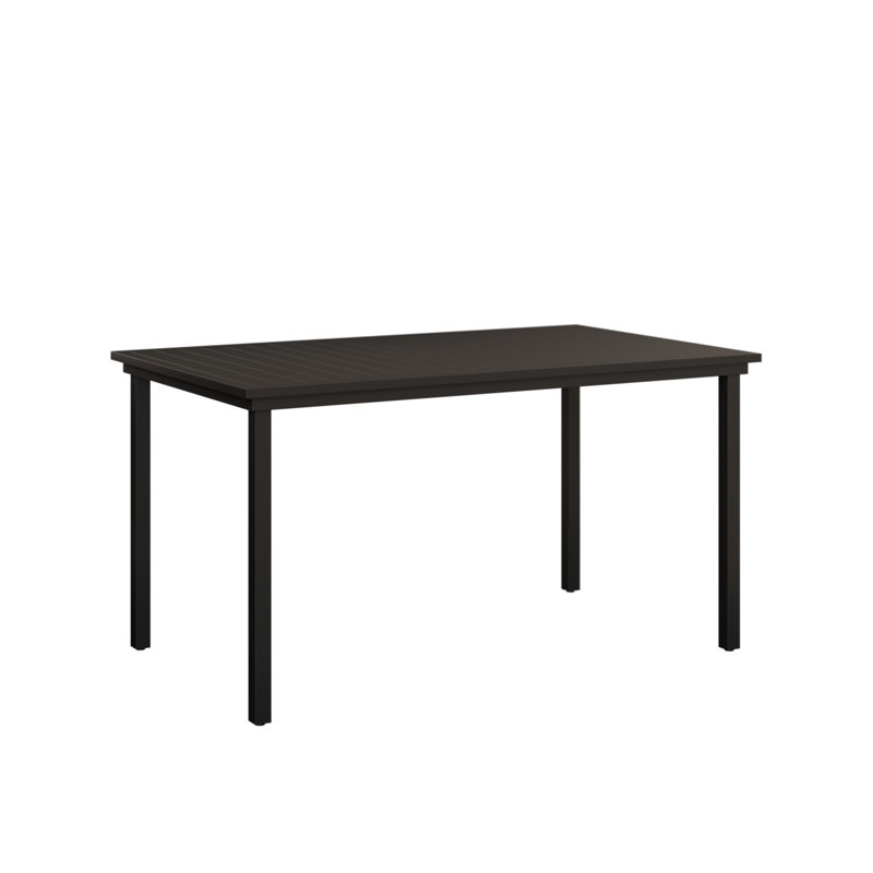 Vida Outdoor Bar Table, Matte Black