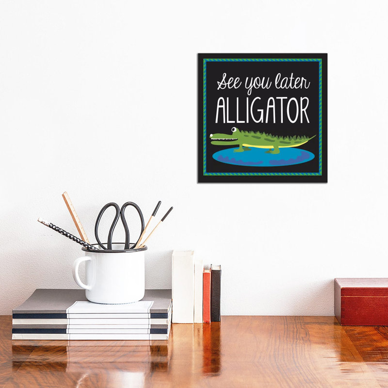 Alligator by Erin Clark - Wrapped Canvas Print