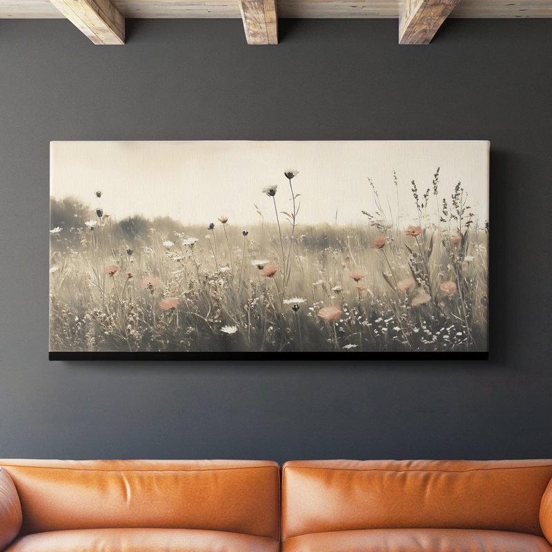 Botanical Series-CCXI- Toile tendue avec châssis - Prêt à accrocher, H 20 po x l 40 po