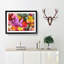 Colourful Autumn Leaves - Picture Frame Graphic Art Print-56708652-56708655