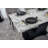 PARMA Glass Top Metal Base Dining Table-98228628
