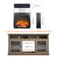 Foyer encastrable ultra mince de 18 pouces - électrique avec bûche et flamme réaliste, protection contre la surchauffe, 1400 W / 5000, 400 pieds carrés Système de chauffage à chaleur mince et protégé Ft 18 po Ft.