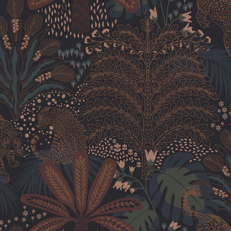 Envy Savannah Fauna Removable Wallpaper, Terra